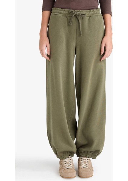 Beli Bağcıklı Kalın Jogger Eşofman Altı F8558AX25AU