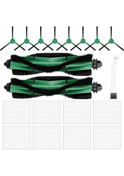Irobot Roomba Combo Için Essential Robot Y0140 Y01420 Q0120 Q0110, Ana Yan Fırça Hepa Filtre Aksesuarları Kiti (Yurt Dışından)