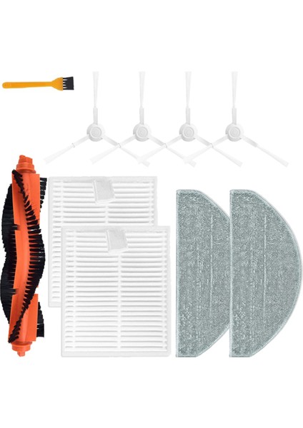 Ana Fırça Yan Fırça Paspas Bez Filtre Xiaomi Robot Vakum S20 / D106 Süpürme Yedek Parçalar Aksesuarları (Yurt Dışından)