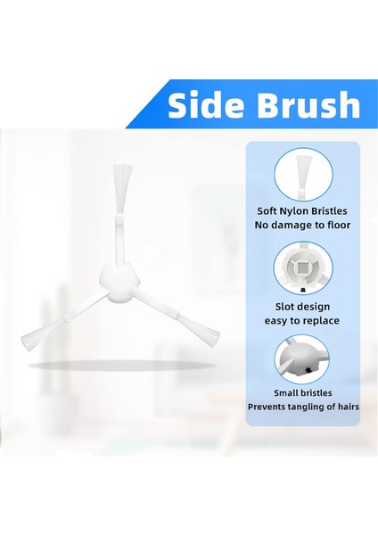 Dream D10 Için Aksesuar Kiti Plus Gen 2 Robotları RLD32GD Vakumlar, Ana Fırçalar, Yan Fırçalar, Filtreler, Paspas, Vakum Torbaları (Yurt Dışından) modelleri