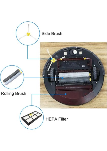 Irobot Roomba Aksesuarları Için 860 865 866 870 871 980 960 966 981 Vakum Süpürge Fırçası Siklon Hepa Filtresi (Yurt Dışından) indirimleri