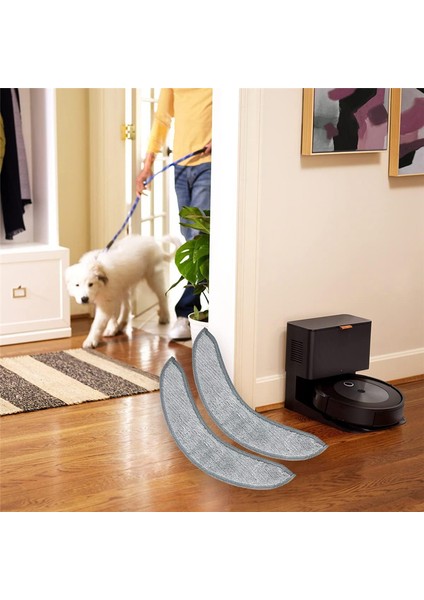 3 Paket Paspas Pedleri Irobot J7+ Combo Robotik Yeniden Kullanılabilir Sert Zemin Kumaş Uzmanı Islak Mikrofiber Yumuşak Ped (Yurt Dışından) indirimleri