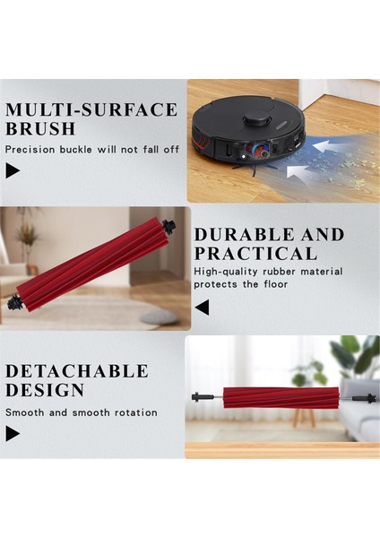 Roborock Q8 Max Q8 Max+ Q5 Pro Q5 Pro+ Robot Vakum Değiştirme Parça Ana Yan Fırça Hepa Filtresi Mop Toz Çantası (Yurt Dışından) modelleri