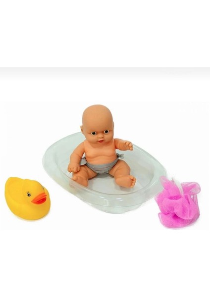 Ördekli Küvetli Oyuncak Bebek