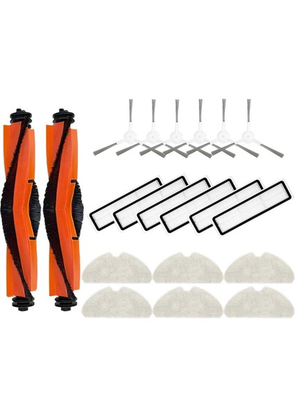 Dream F9 Pro RLF22GA, D9 Max Robot Vakum Yedek Parçalar Ana Yan Fırça Hepa Filtre Mop Kumaş Rag Aksesuarları (Yurt Dışından)