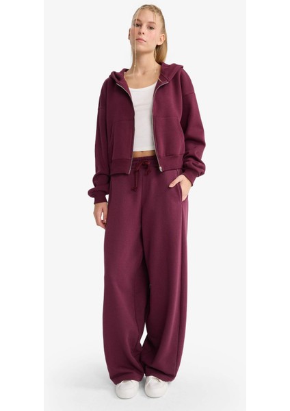 Coool Barrel Fit Beli Bağcıklı Geniş Paça Eşofman Altı F3364AX25AU