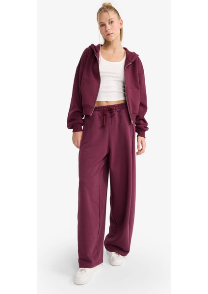 Coool Barrel Fit Beli Bağcıklı Geniş Paça Eşofman Altı F3364AX25AU