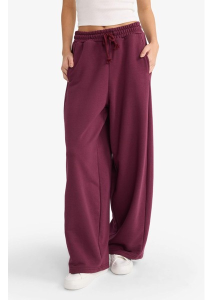 Coool Barrel Fit Beli Bağcıklı Geniş Paça Eşofman Altı F3364AX25AU