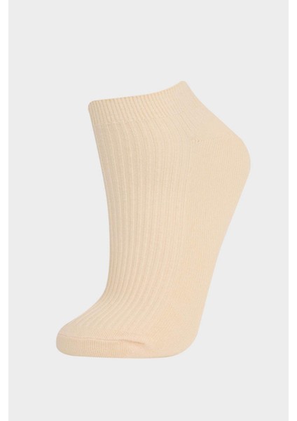 Kız Çocuk 5'li Pamuklu Patik Çorap F9010A8NS