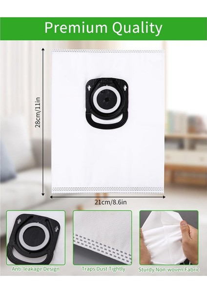 18 Adet Rowenta Için Toz Torbaları 75 S+/serisi 70+/serie 240+ ZR200520 Süpürücü Aksesuarları Temizleyici Parçalar Değiştirme (Yurt Dışından) fiyatları