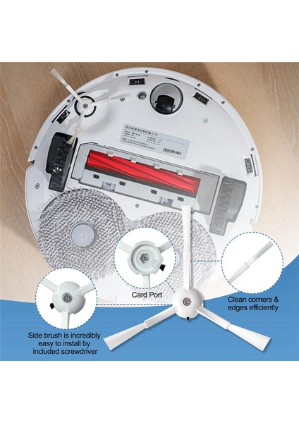 17 Adet Roborock Q Revo /roborock P10 A7400RR Robot Vakum Süpürücü Ana Yan Fırçalar Toz Torbaları Mop Pad Için 17PCS Aksesuar Kiti (Yurt Dışından) fiyatları