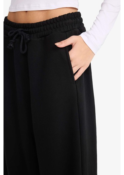 Coool Barrel Fit Beli Bağcıklı Geniş Paça Eşofman Altı F3364AX25AU