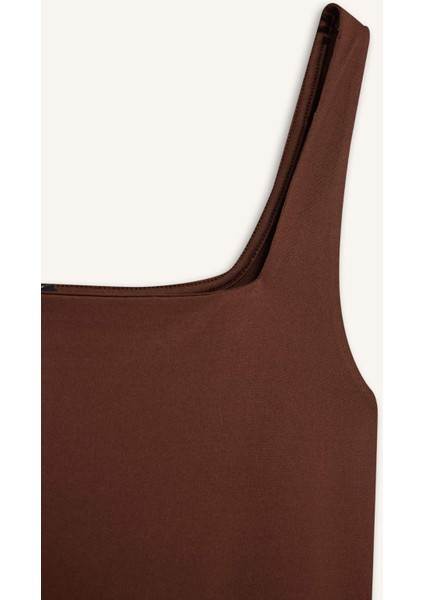 Kare Yaka Basic Düz Çıtçıtlı Body F8245AX25HS