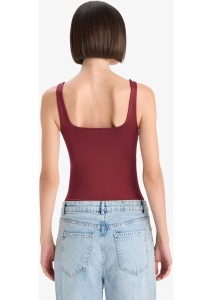 Kare Yaka Basic Düz Çıtçıtlı Body F8245AX25HS