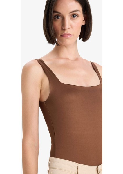 Kare Yaka Basic Düz Çıtçıtlı Body F8245AX25HS