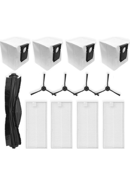 Eureka J20 / Mıdea W20 / W20 Pro Robot Vakum Yedek Parçaları Ana Yan Fırça Hepa Filtre Toz Çantası Aksesuarları (Yurt Dışından)