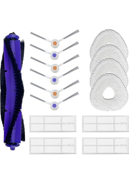 Narwal Freo Robot Için Vakum Süpürge Parçaları Ana Fırça Yan Fırça Paspas Pad Hepa Filtre Vakum Süpürge Yedek Parçaları (Yurt Dışından)