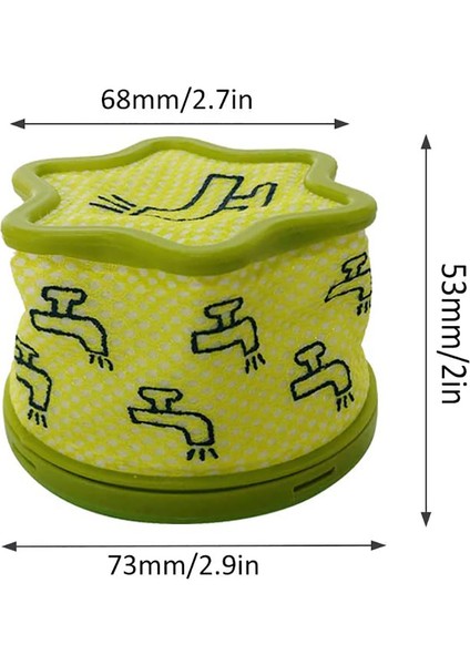 1pcs Vakum Değiştirme Ön Filtre Lg Vakum Süpürge A9 Kordon Sıfır ADQ74774001 Için Uyumlu (Yurt Dışından) fırsatları