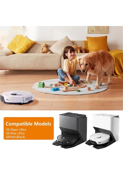 Roborock Için Yedek Parçalar S8 Maxv Ultra /s8 Max Ultra Vakum Süpürge Ana Yan Fırça Filtre Mop Bez Toz Çanta Seti (Yurt Dışından) fırsatları
