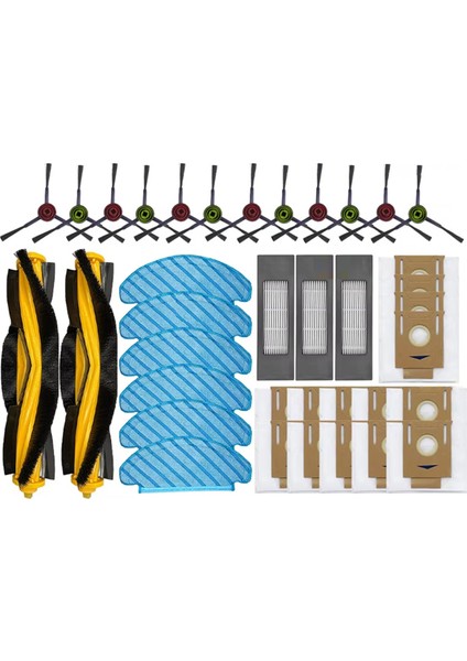 Ecovacs Deebot T8 Aıvı T9 Aıvı N8 Pro Aivi N9 N10 Aksesuarlar Ana Fırça, Yan Fırça, Filtre, Toz Çantası (Yurt Dışından)