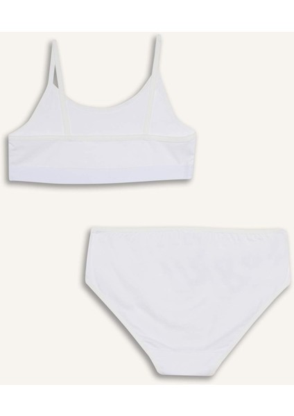 Kız Çocuk 2'li Takım Bra Slip Külot F4155A825AU