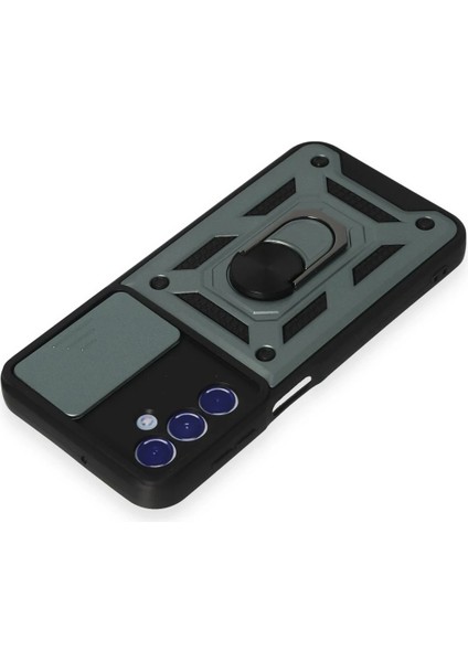 Zengezur Newface Samsung Galaxy M34 5g Kılıf Pars Lens Yüzüklü Silikon - Yeşil fırsatları