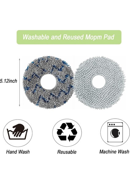 Ecovacs Için Yedek Parça Kiti Deebot T20 Omni/ T20 Pro/ T20 Max Ana Yan Fırça Hepa Filtreler Paspaslı Pedler Aksesuarlar (Yurt Dışından) indirimleri
