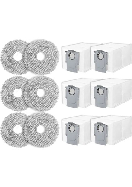 Roborock Qrevo Curv Değiştirme Parçaları Aksesuarları Mop Bez Toz Torbaları (Yurt Dışından)