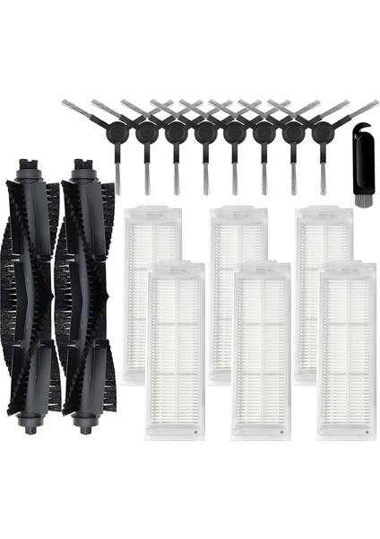 Wyze WVCR200S Robot Vakum Süpürücü Ana Yan Fırça Hepa Filtre Yedek Parçalar Aksesuarları (Yurt Dışından)