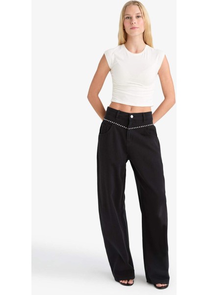 Coool Baggy Fit Normal Bel Gabardin Pantolon F9468AX25AU