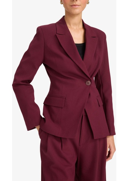 Fitted Düğmeli Blazer Ceket F7441AX25AU