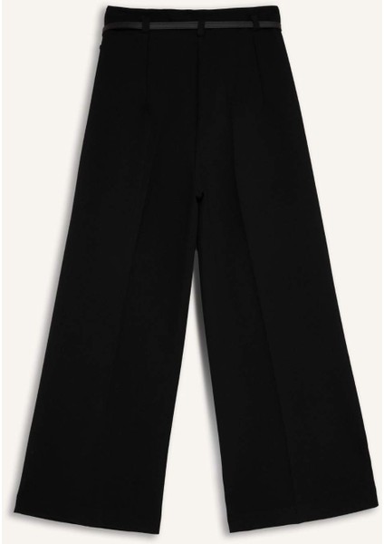 Culotte Yüksek Bel Düz Paça Pantolon E7242AX25AU