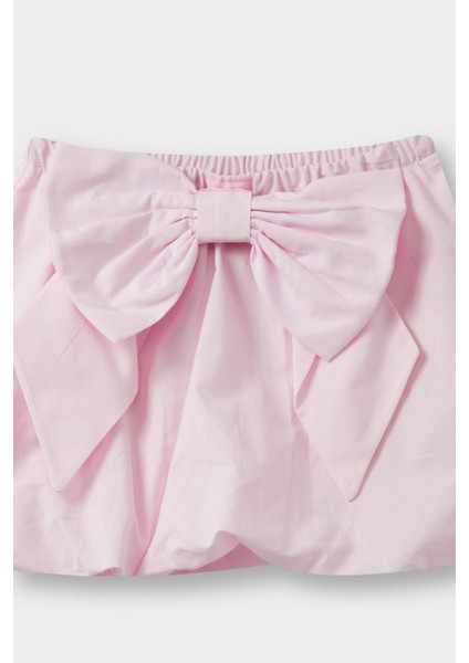 Kız Bebek Poplin Fiyonklu Balon Etek F5797A525AU