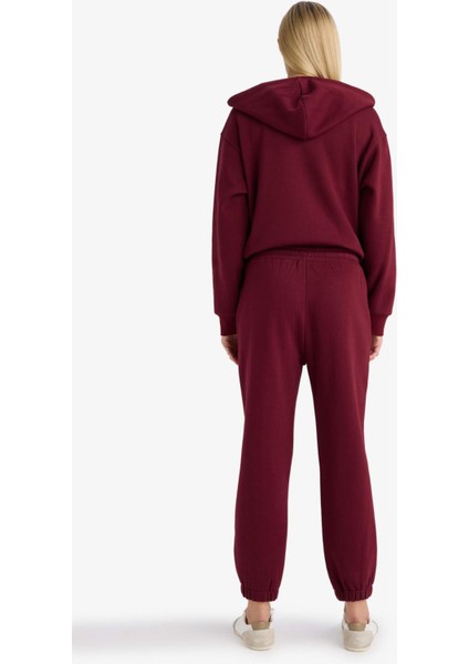 Basic Düz Cepli Beli Bağcıklı Kalın Jogger Eşofman Altı F9622AX25AU