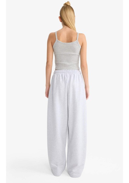 Coool Barrel Fit Beli Bağcıklı Geniş Paça Eşofman Altı F8745AX25AU