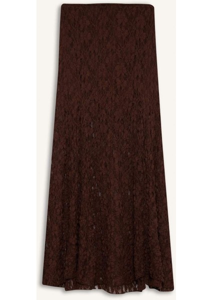A Form Yüksek Bel Dantel Maxi Etek F7820AX25AU