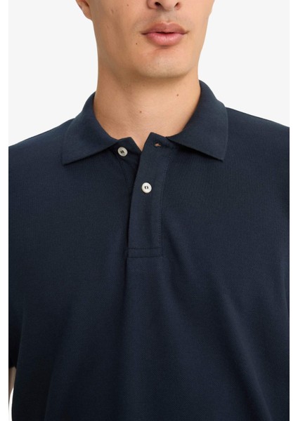 Regular Fit Polo Yaka Pike Kısa Kollu Tişört E9504AX25SM