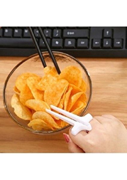 Çok Kullanımlık Parmak Chopstick Mutfak Gereçleri Sofra İçin 5 Adet fırsatları