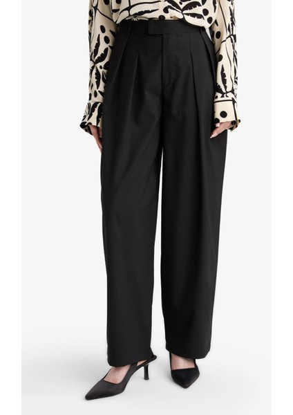 Barrel Fit Pileli Cepli Pantolon F8723AX25AU