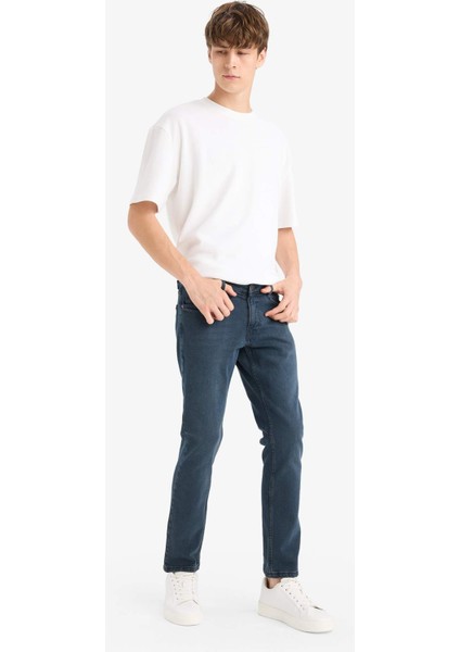 Pedro Slim Fit Dar Kalıp Normal Bel Dar Paça Jean Pantolon R8791AZ25AU
