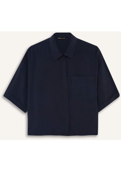 Loose Fit Modal Kısa Kollu Gömlek F9331AX25AU