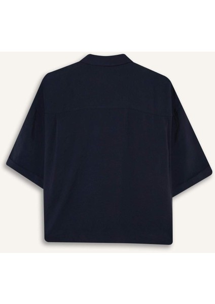 Loose Fit Modal Kısa Kollu Gömlek F9331AX25AU