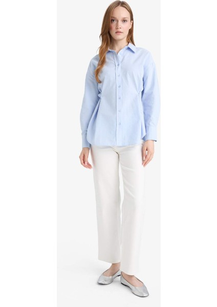 Regular Fit Oxford Uzun Kollu Tunik G0060AX25AU