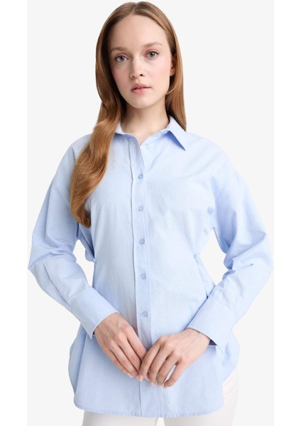 Regular Fit Oxford Uzun Kollu Tunik G0060AX25AU
