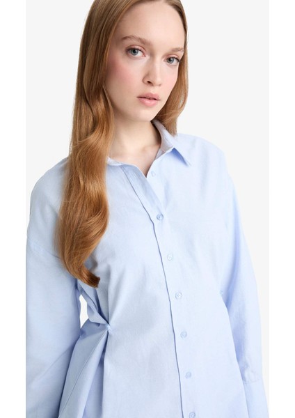 Regular Fit Oxford Uzun Kollu Tunik G0060AX25AU