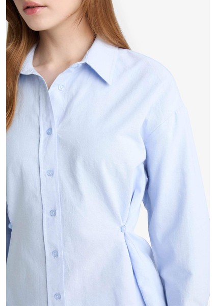 Regular Fit Oxford Uzun Kollu Tunik G0060AX25AU