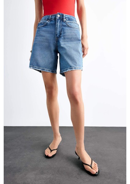 Regular Fit Jean Şort F9562AX25SM