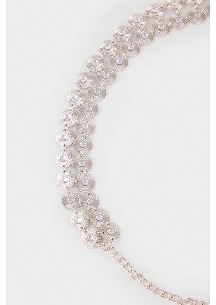 Kadın Silver Bel Zinciri G0106AXNS