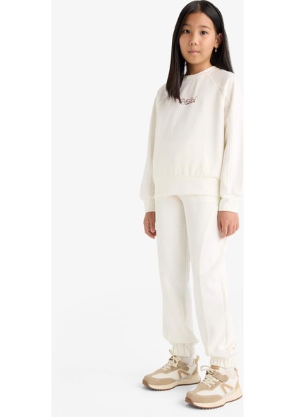 Kız Çocuk Beli Lastikli Jogger Eşofman Altı F3017A825AU