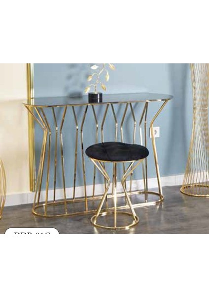 Mim Bronz - Gold Oval Kum Saati Dresuar
